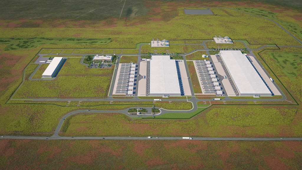 Rendering of Meta’s Cheyenne Data Center